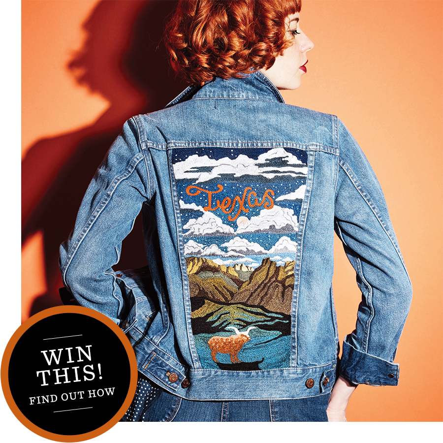Chain-stitched Texas Jacket