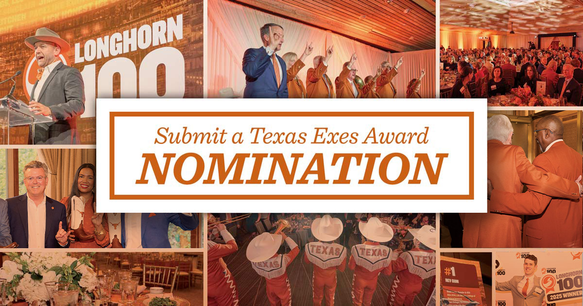 Submit a Texas Exes Award Nomination