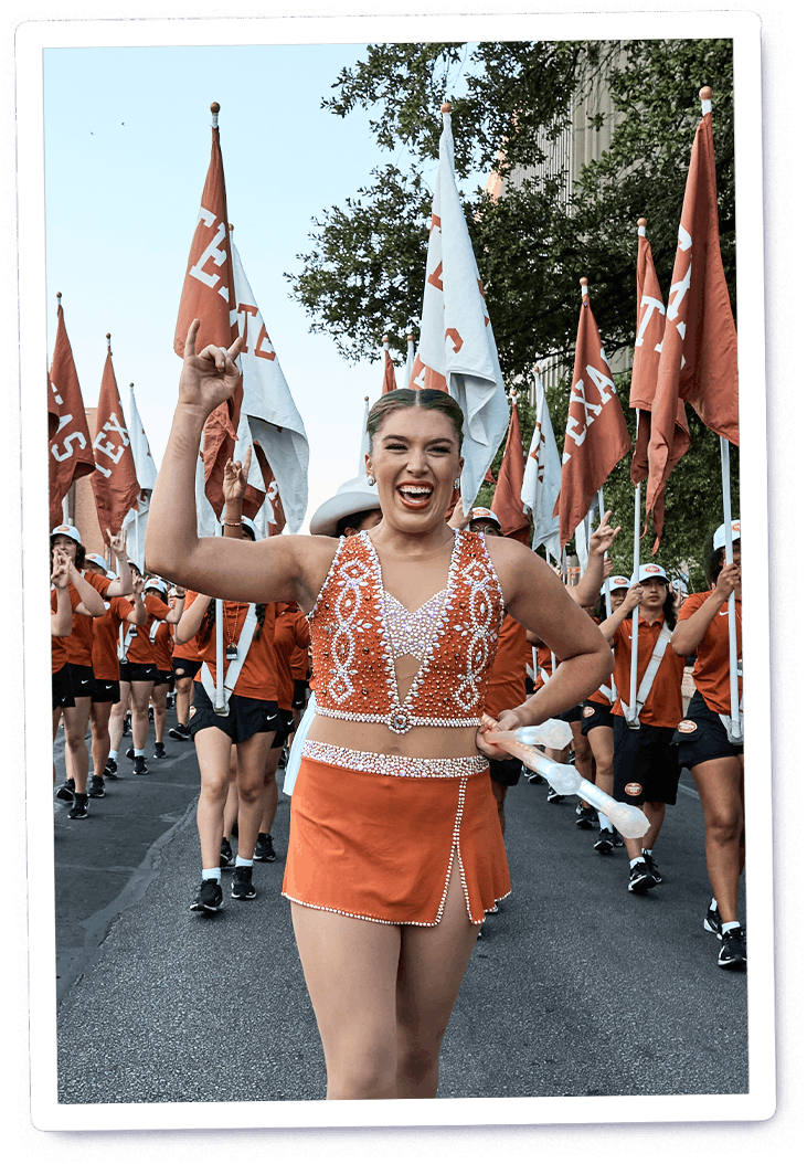 Texas Fight Rally Parade