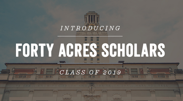 Forty Acres Scholars 2019