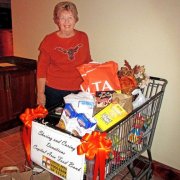 Woman at Food Drive