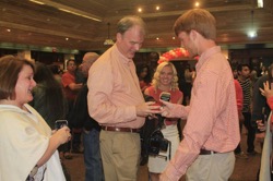 Clay Hodges receiving class ring