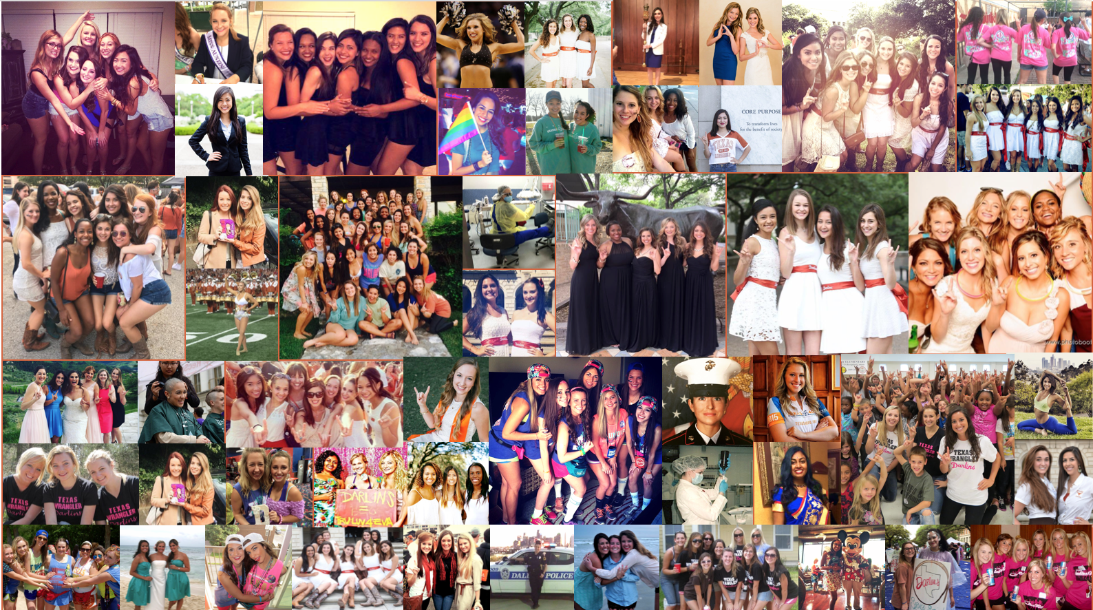 Texas Exes Darlins Collage