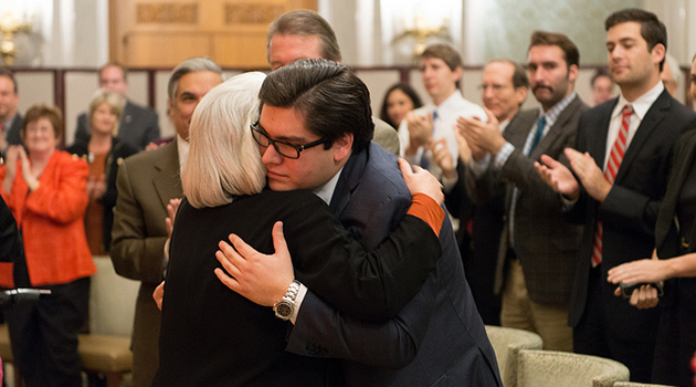 Carlos Zaffirini Jr. and Mom